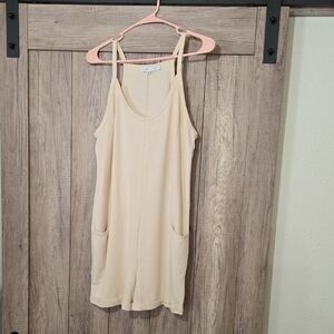 Pre-loved Sincerely Jules Beige Romper Size Medium
